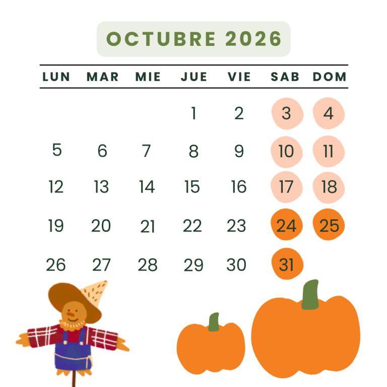 CALENDARIO OCT 26